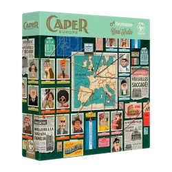 Caper: Europe | Juego de Mesa para 2 de Estrategia y Robos