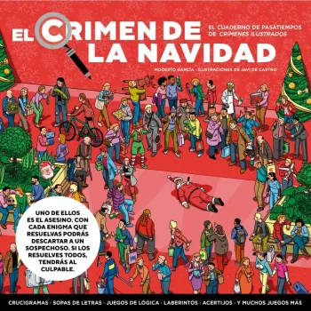 El crimen de la Navidad. El cuaderno de pasatiempos de Crímenes ilustrados - Modesto García