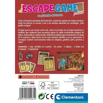 Escape Game Pocket: La pirámide del faraón