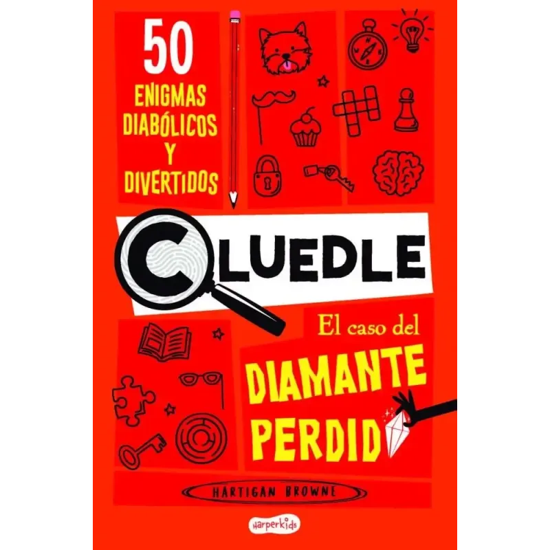 Cluedle: El caso del diamante perdido | Libro de Enigmas | HarperKids