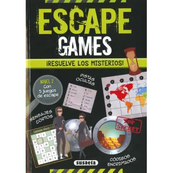Escape Games: ¡Resuelve los misterios! Nivel 2 | Susaeta | El Club del Crimen