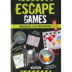 Escape Games: ¡Resuelve los misterios! Nivel 2 | Susaeta | El Club del Crimen