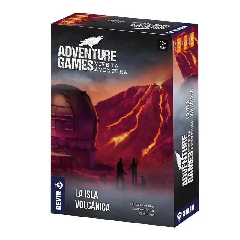 Adventures Games: la isla volcánica | El Club del Crimen