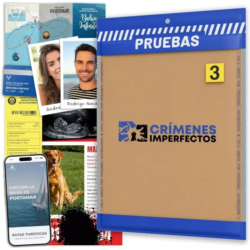 Crímenes Imperfectos: El Crimen de Portamar (Caso 3) | Juego de Mesa