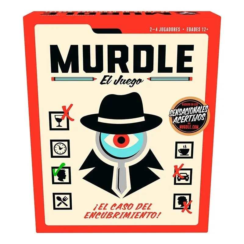 Murdle El Juego de Mesa - Bizak | Juego de Deducción y Lógica