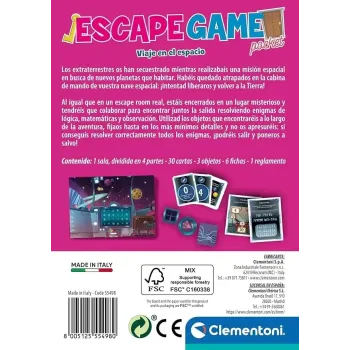 Escape Game: Viaje en el Espacio - Clementoni | Juego de Mesa