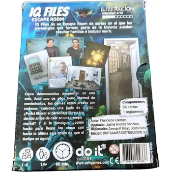 IQ Files: Liberación - Escape Room de Cartas | Asmodee