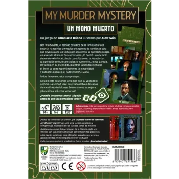 My Murder Mystery: Un Mono Muerto - Juego de Cenas de Misterio | Asmodee