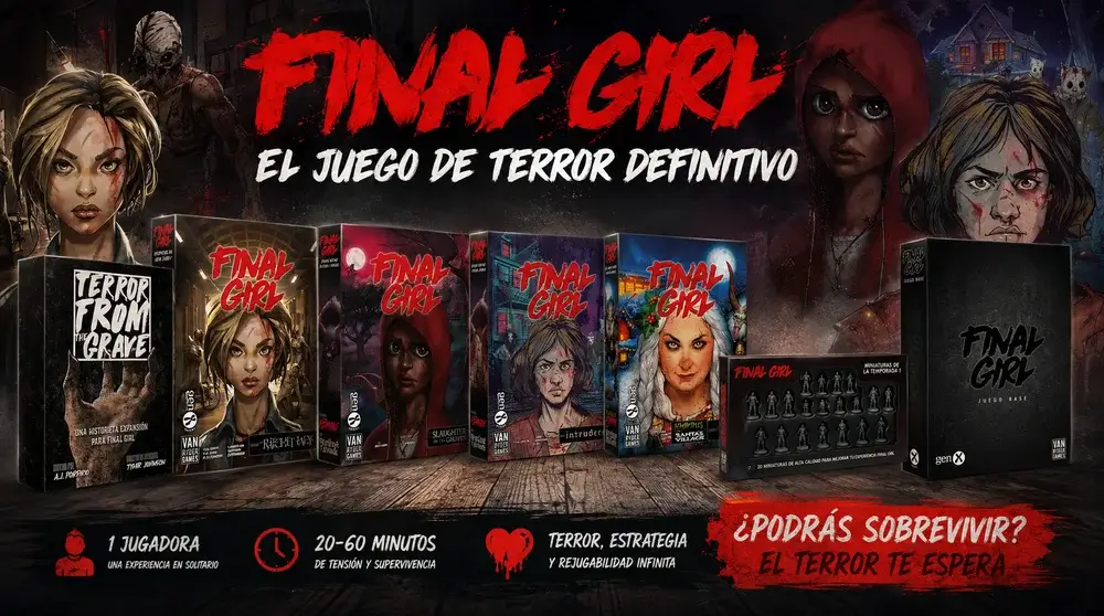 Saga Final Girl | El Juego de Terror en Solitario Definitivo