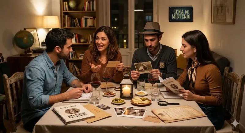 Cómo organizar una cena de misterio en casa: Guía paso a paso