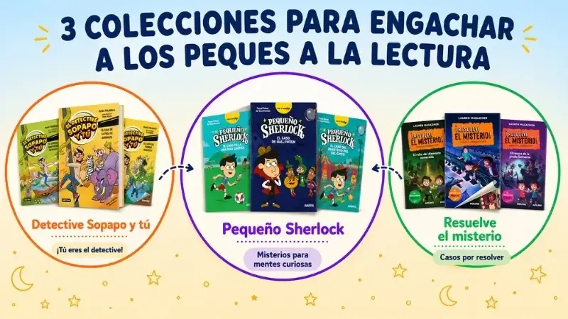 3 colecciones para enganchar a los peques a la lectura este verano