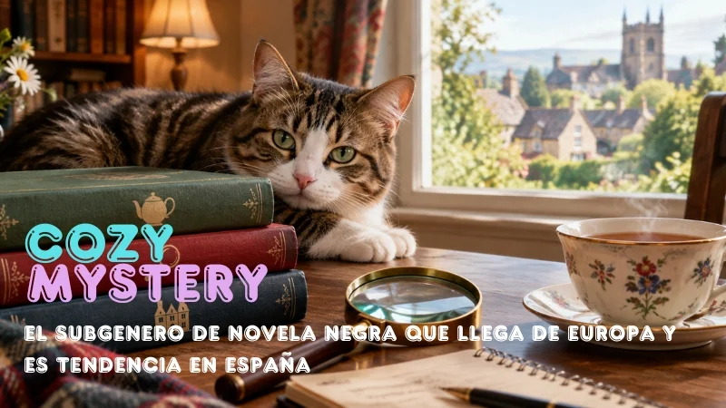 Cozy Mystery: El subgénero de novela negra que viene de Europa y es tendencia en España