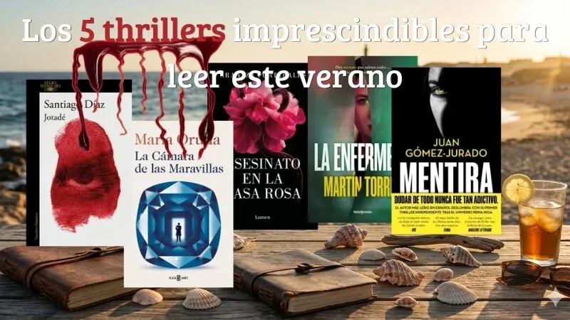 Los 5 thrillers imprescindibles para devorar este verano en la playa (o donde te pille el miedo)